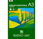 Piirustuslehtiö Rhino Art A3/100 120G