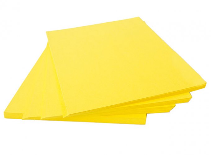 Piirustuspaperi A4/100 keltainen 120G, hinta 6,29€