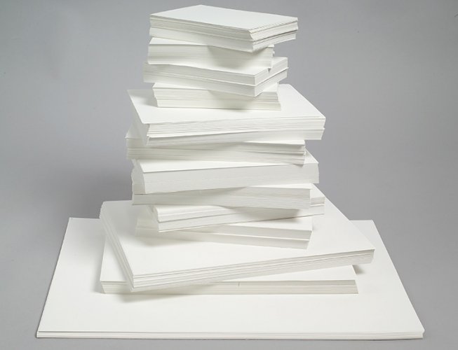 Piirustuspaperi kokolajitelma A5 + A4 + A3 + A2 /2350, hinta 112,24€