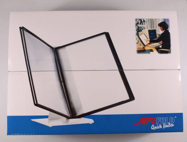 Pikahakuteline pöydälle Servifold 20 taskua valkoinen, hinta 135,13€