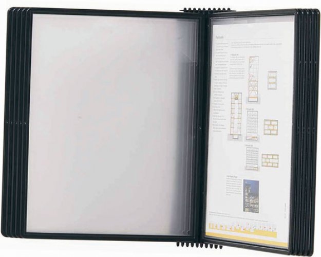 Pikahakuteline seinälle Probeco Easymount 10 taskulle musta, hinta 19,21€