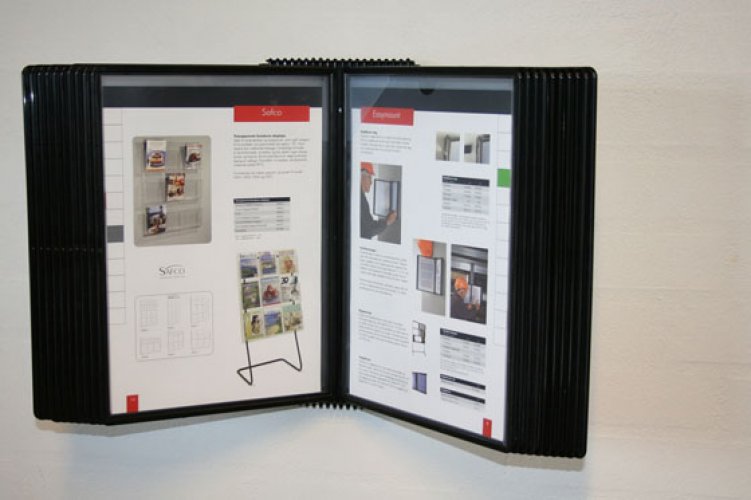 Pikahakuteline seinälle Probeco Easymount 20 taskulle musta, hinta 27,56€