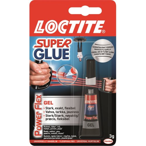 Pikaliima Loctite Super Glue Power Flex geeli 3 g, hinta 5,01€
