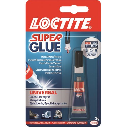 Pikaliima Loctite Super Glue Universal 3g, hinta 4,29€