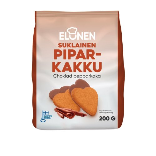 Piparkakku Elonen suklainen 200g, hinta 4,34€