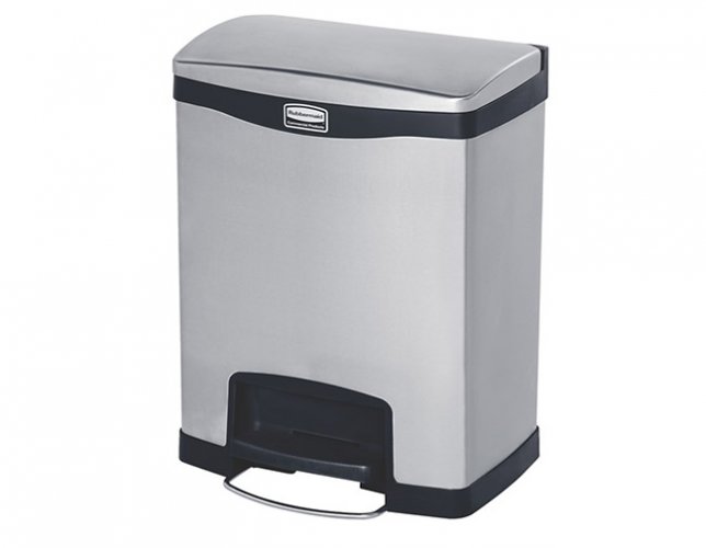 Poljinroska-astia Rubbermaid Slim Jim 30L teräs, hinta 236,74€