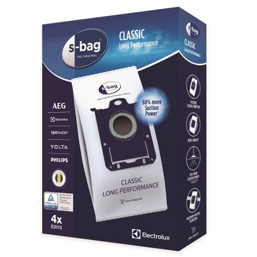 Pölypussi Electrolux E201S s-bag Classic Long Performance, hinta 9,52€