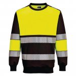 Portwest pw376 hi-vis college-pusero keltainen/ musta lk1 4xl