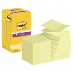 Muistilaput 3m post-it z-notes 76x76 mm keltainen 1 kpl=12 nidettä 12kpl