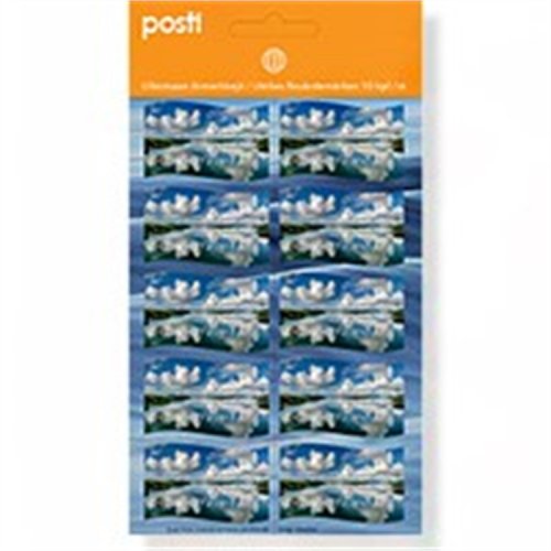 Postimerkki ulkomaat 1 luokka + palvelumaksu /10, hinta 50,75€