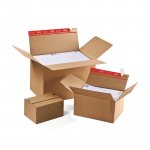 Postituspakkaus Colompac cp141.205 a4 tarrasuljenta 305 x 228 x 70-160mm ruskea