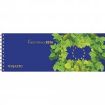 Pöytäkalenteri 2026 Ajasto euro memo monikielinen 255 x 95mm