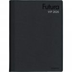 Pöytäkalenteri 2026 Ajasto futura vip musta 210 x 297mm
