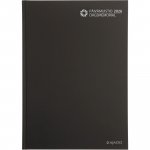 Pöytäkalenteri 2026 Ajasto päivämuistio sidottu musta 210 x 297mm