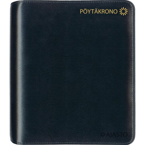 Pöytäkalenteri 2026 Ajasto pöytäkrono musta 148 x 210mm, hinta 49,17€