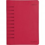 Pöytäkalenteri 2026 Ajasto wega punainen 148 x 210mm