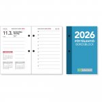 Pöytäkalenteri 2026 Cc 2606 pöytälehtiö 75 x 115mm