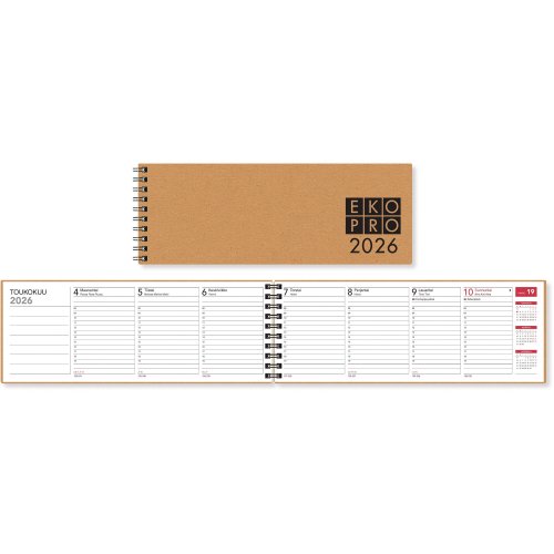 Pöytäkalenteri 2026 Cc 3516 ekopro 255 x 95mm, hinta 4,37€