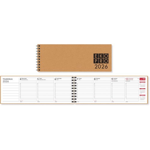 Pöytäkalenteri 2026 Cc 3516 ekopro 255 x 95mm, hinta 4,37€