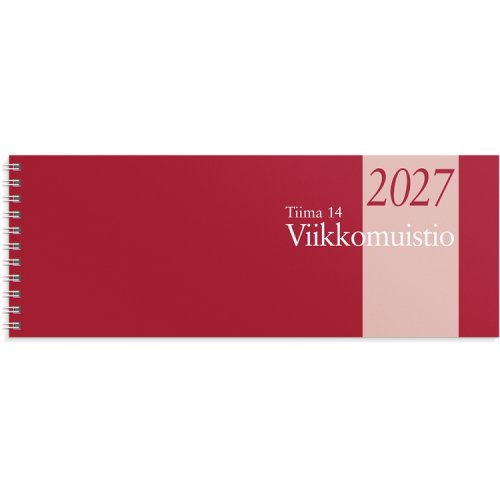 Pöytäkalenteri 2027 Tiima 14 Viikkomuistio, hinta 2,05€