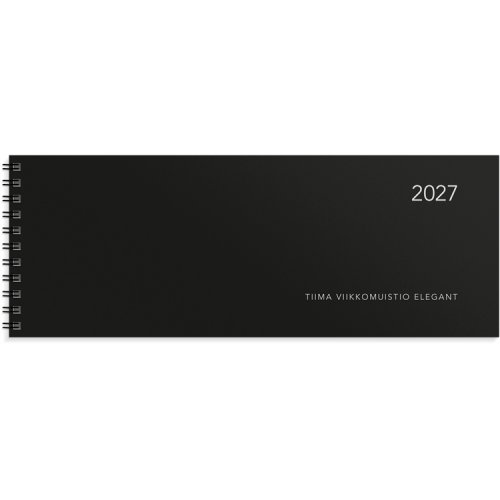 Pöytäkalenteri 2027 Tiima Viikkomuistio Elegant, hinta 1,78€
