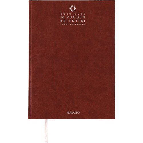 Pöytäkalenteri Ajasto 10 vuoden kalenteri kupari 210 x 297mm, hinta 56,48€