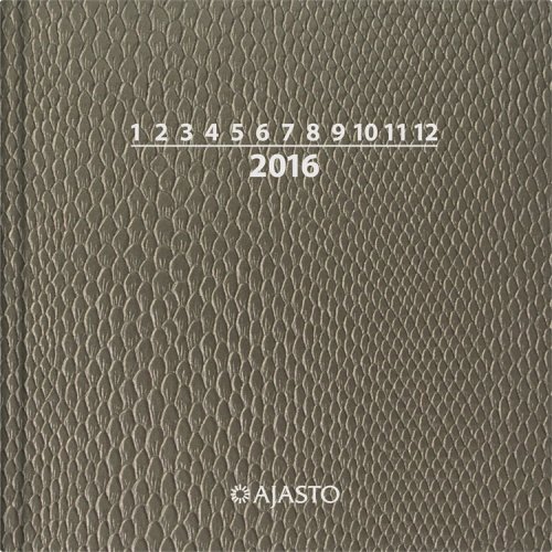 Pöytäkalenteri Päiväneliö snake 2016 hopea, hinta 10,47€