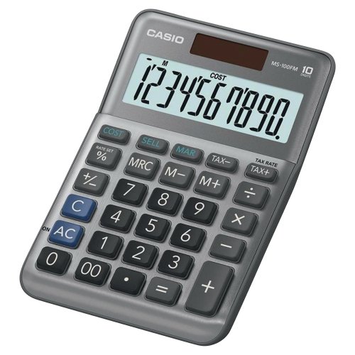 Pöytälaskin Casio ms-100fm 10 numeron näyttö, hinta 15,28€