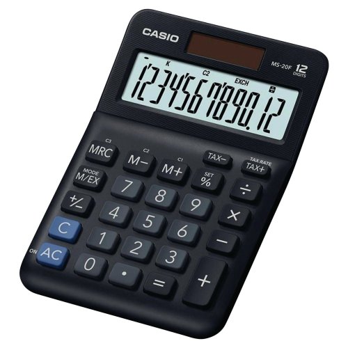 Pöytälaskin Casio ms-20f mini 12 numeron näyttö, hinta 13,53€