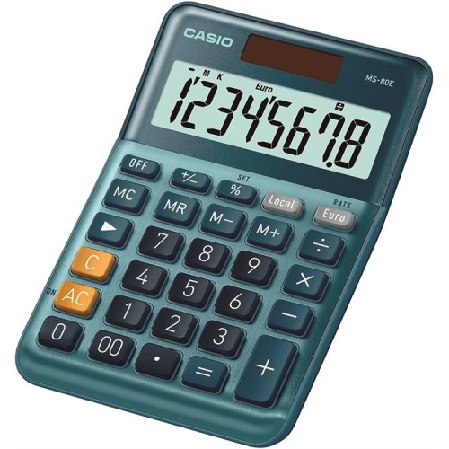 Pöytälaskin Casio MS-80E, hinta 15,49€