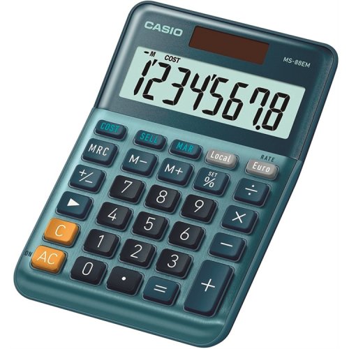 Pöytälaskin Casio MS-88EM, hinta 18,50€