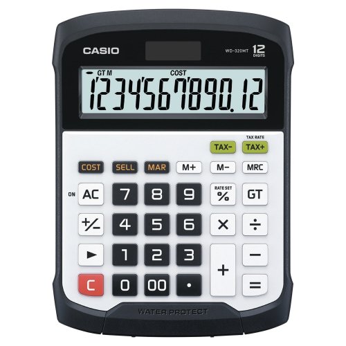Pöytälaskin Casio wd-320mt vesi- ja pölysuojattu, hinta 37,64€