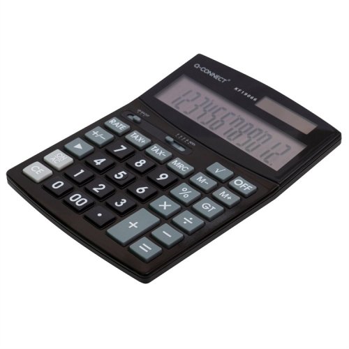 Pöytälaskin Q-CONNECT 12-numero iso, hinta 10,67€