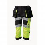 Priha 4330 high vis stretch capri lk1 musta/keltainen 48