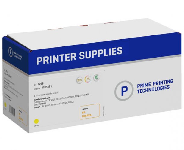 PRIME PRINTING FOR HP CB542A YELLOW 1,4K, hinta 71,68€