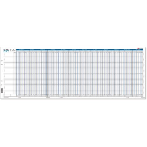 Projektikalenteri 2027 Cc 7207 mappireiitys 835 x 297mm, hinta 0,69€