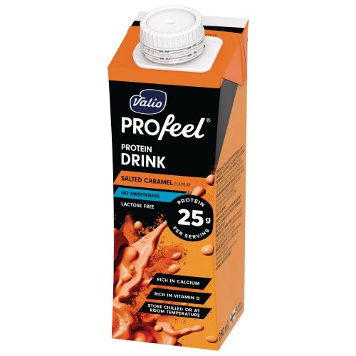 Proteiinijuoma Valio profeel® salted caramel 2,5dl uht 15kpl, hinta 35,84€