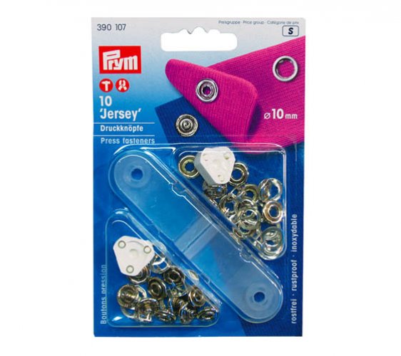 PRYM RENGASNEPPI 10MM HOPEA 10 +TYÖKALU, hinta 6,71€