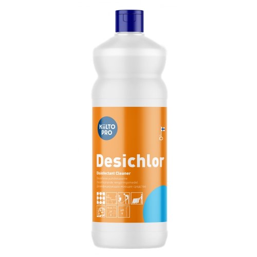 Puhdistusaine Desinfioiva Kiilto Pro Desichlor 1 L, hinta 11,92€
