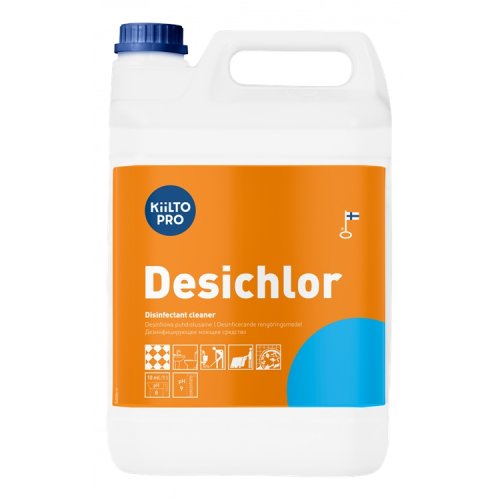 Puhdistusaine Desinfioiva Kiilto Pro Desichlor 5 L, hinta 56,24€