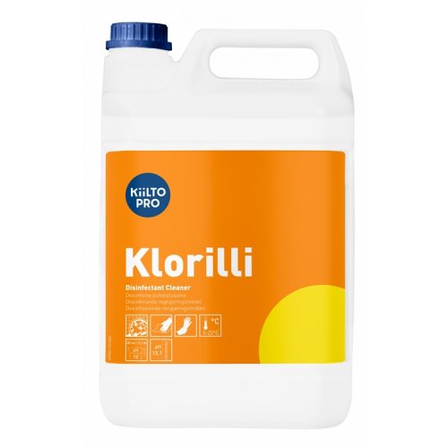 Puhdistusaine Desinfioiva Kiilto Pro Klorilli 5L, hinta 45€