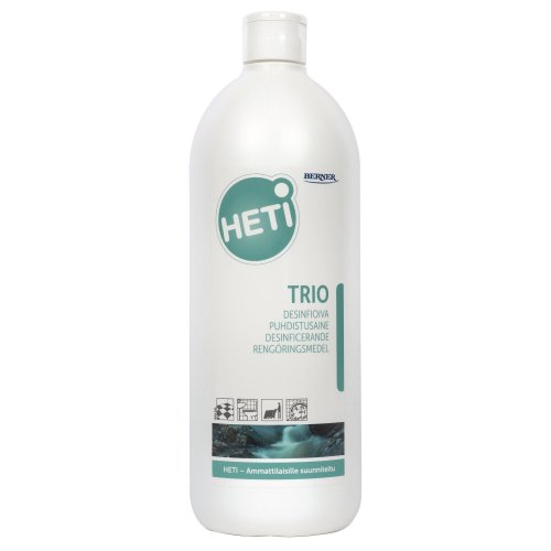 Puhdistusaine Heti trio desinfioiva 1l, hinta 21,66€