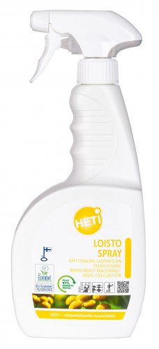 Puhdistusaine Lasipintojen Heti Loisto Spray 750 ml, hinta 5,12€