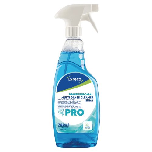 Puhdistusaine Lyreco pro yleis- ja lasipintojen spray 750ml, hinta 3,52€