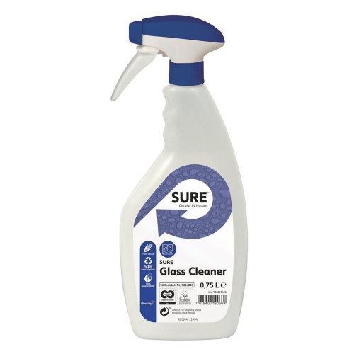 Puhdistusaine Sure glass cleaner lasi- ja kovien pintojen 0,75l, hinta 6,82€