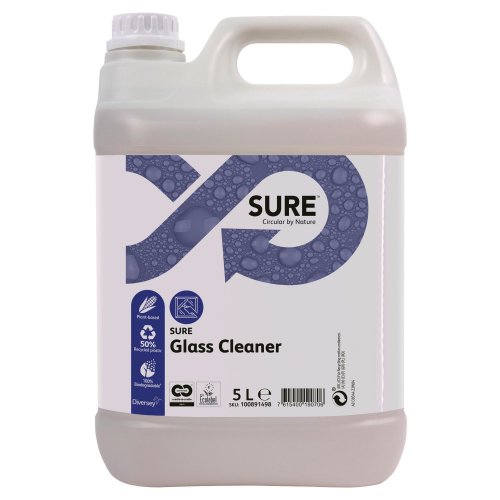 Puhdistusaine Sure glass cleaner lasi- ja kovien pintojen 5l, hinta 29,80€