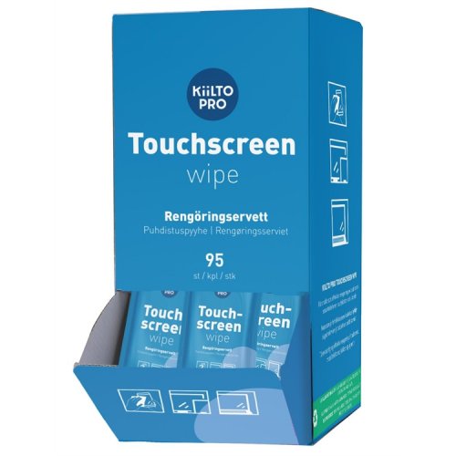 Puhdistusliina Kiilto Touchscreen wipe 55211 /95, hinta 32,54€