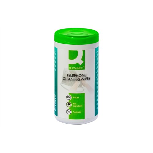 Puhdistusliina Q-CONNECT puhelimelle /100, hinta 2,35€