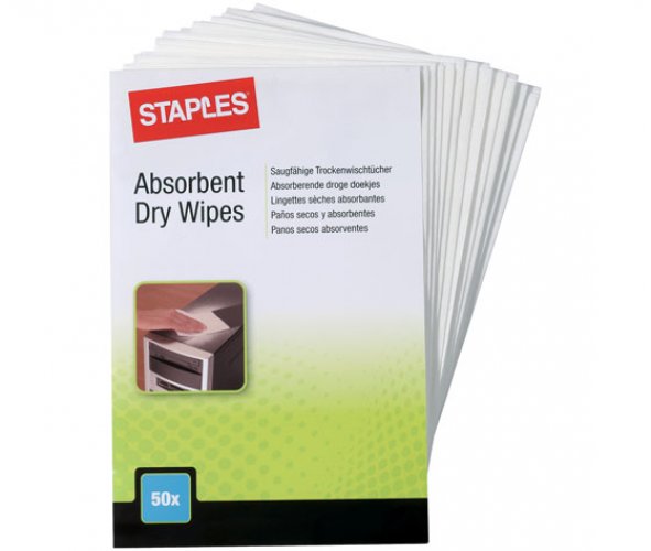 Puhdistusliina Staples /50, hinta 3,57€