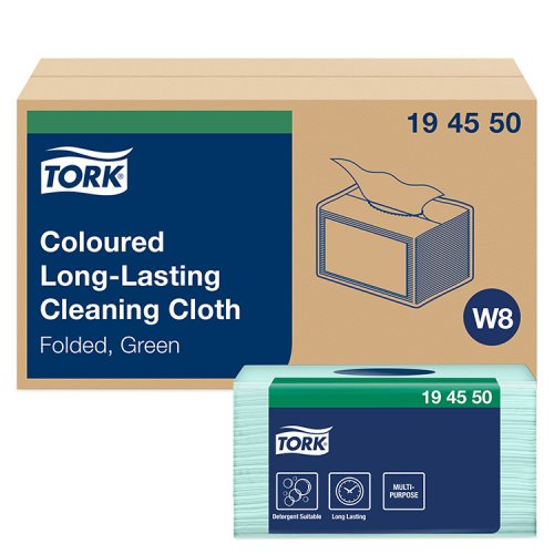 Puhdistusliina Tork 194550 vihreä W8 40 kpl, hinta 15,92€